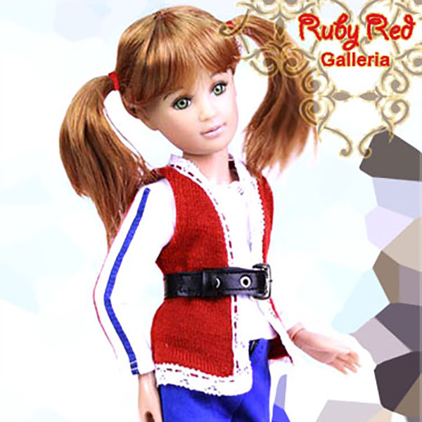 12" In Motion Lia, Ruby Red - RubyRed Galleria Clothing