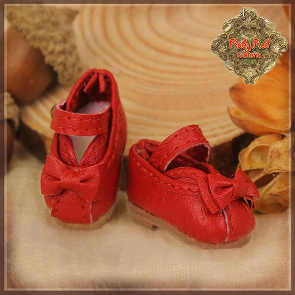 RubyRed Galleria Ten Ping Red Leather Shoes
