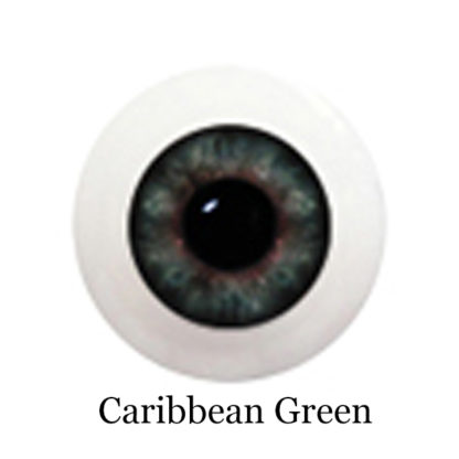 glib eyes acrylic caribbean green