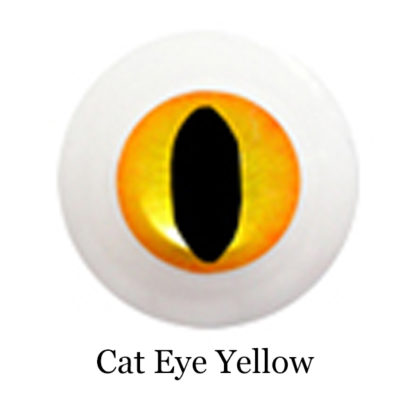 glib eyes acrylic cat eye yellow