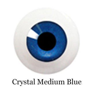 glib eyes acrylic crystal medium blue