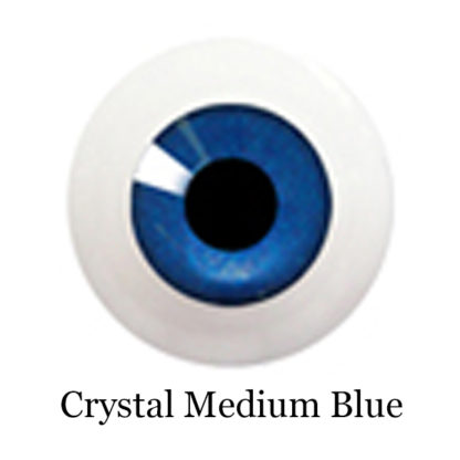 glib eyes acrylic crystal medium blue