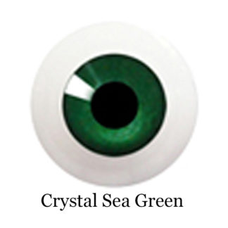 glib eyes acrylic crystal sea green