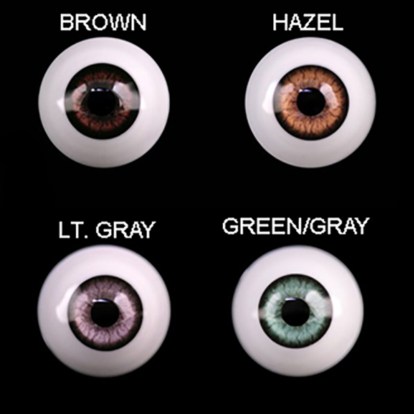 Almost Real Eyes BJD Style REE High Dome Half Round
