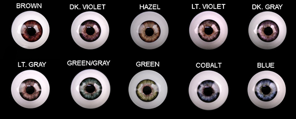 Almost Real Eyes BJD Style RSD High Dome Half Round