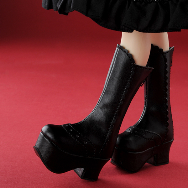Dollmore MSD Black Maja Boots Shoes