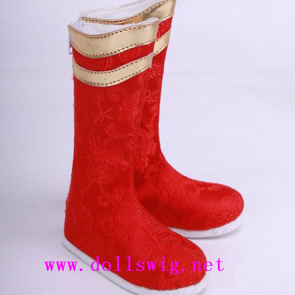 Jinny MSD Red Ming Boots Shoes