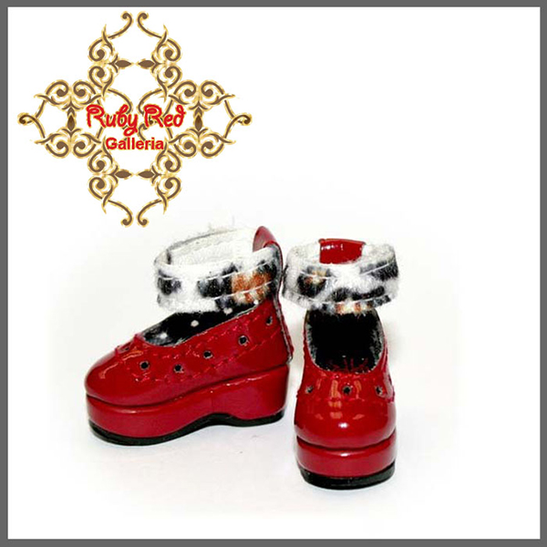 RubyRed Galleria Tiny Red Platform Shoes
