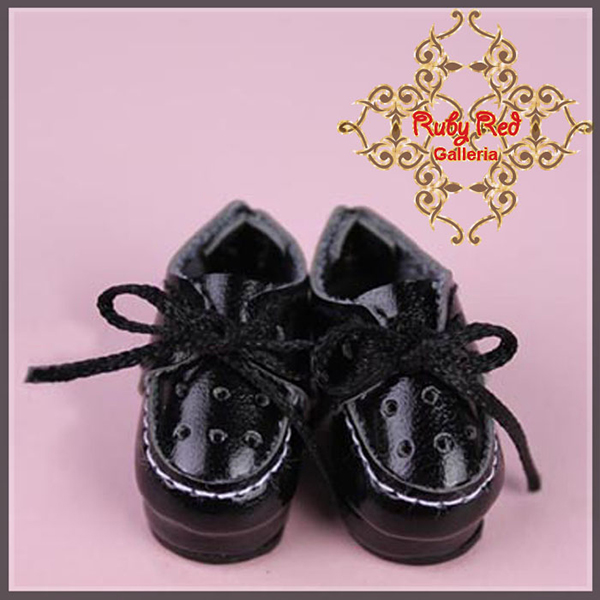 RubyRed Galleria Tiny Black Walking Shoes