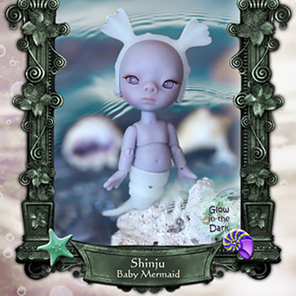 Charles Creature Cabinet Tiny BJD Shinju Basic Pet Baby Mermaid