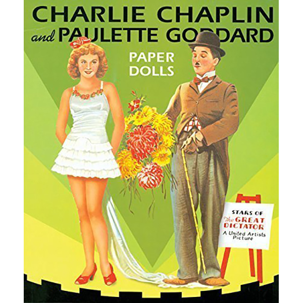 Paper Dolls Charlie Chaplin and Paulette Goddard