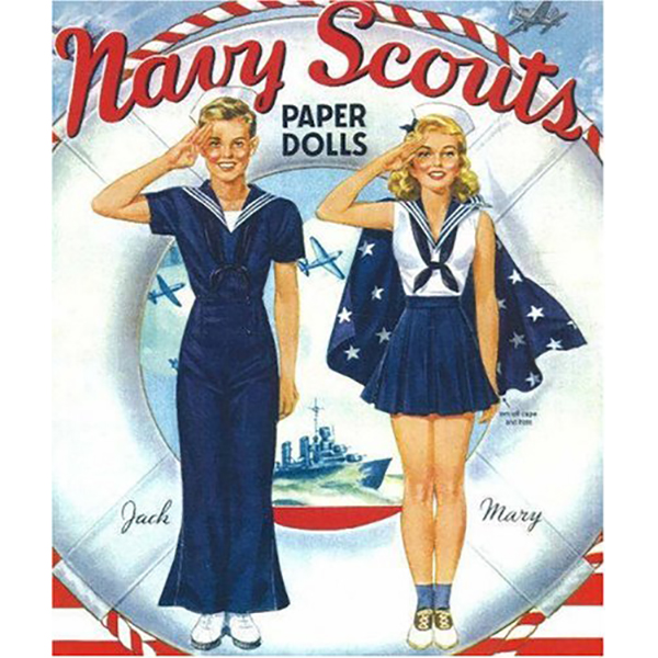 Paper Dolls Navy Scouts