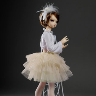 dollmore msd swan skirt ivory