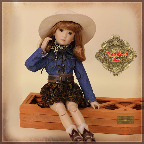 ruby red galleria 12" cowgirl wc0054A