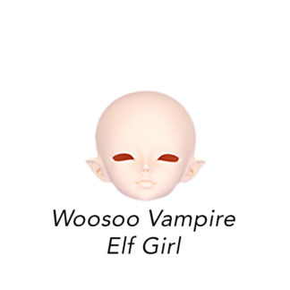 Fairyland BJD MiniFee Heads Woosoo Vampire Elf Girl