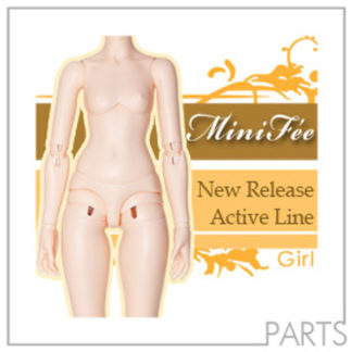 fairyland minifee parts active line girl body