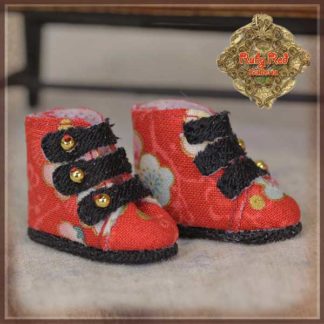 ruby red floral fabric yu ping