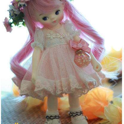 princess small pink ball dress