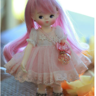 princess small pink ball dress