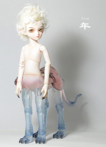 28cm Nian Dragon (White Skin Human Parts) - Image 5