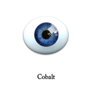 glib oval glass 6mm cobalt