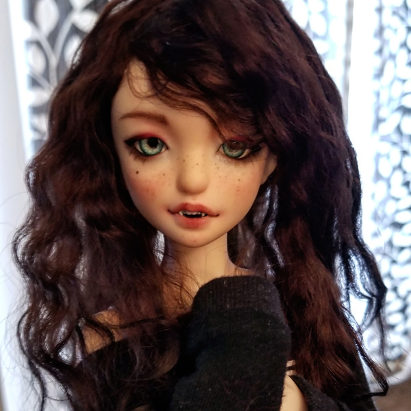 BJD MSD Doll Jewelry Glass globe with teeth