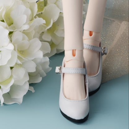 doll more sd basic heels white