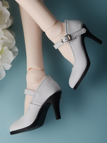 doll more sd basic heels white
