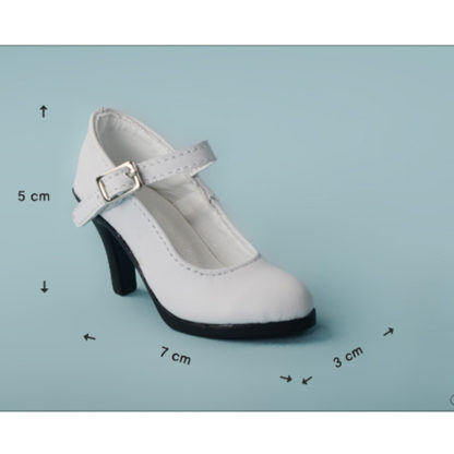 doll more sd basic heels white