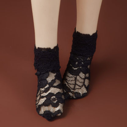 dollmore msd all lace black socks