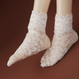 dollmore msd all lace white socks