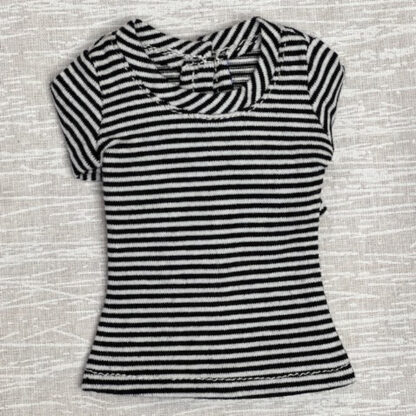 designs by dde black white stripe tee iced sweet