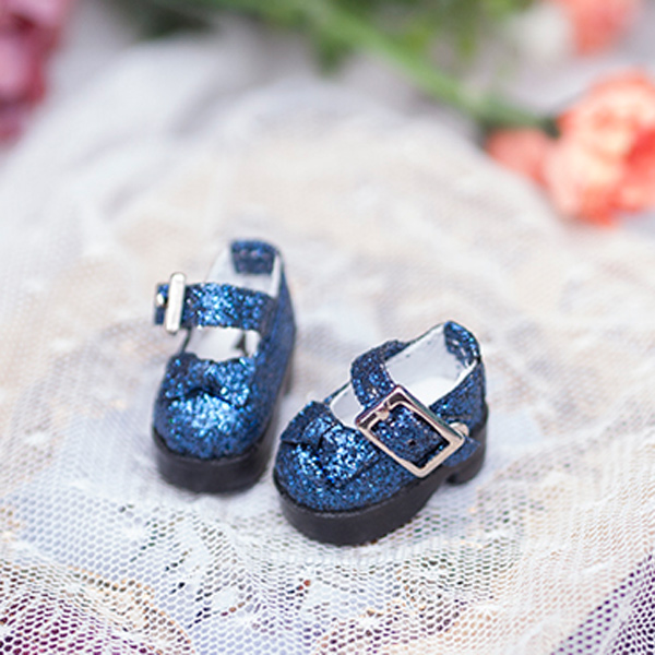 blue platform shoes