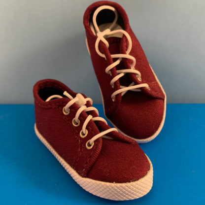 shoe shack msd minifee sneaks burgundy