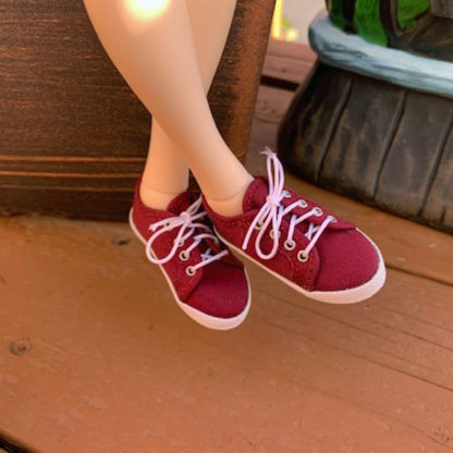 shoe shack msd minifee sneaks burgundy