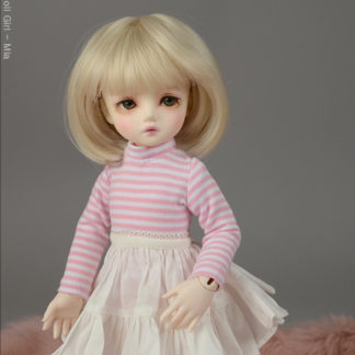dollmore dear doll stripe t pink
