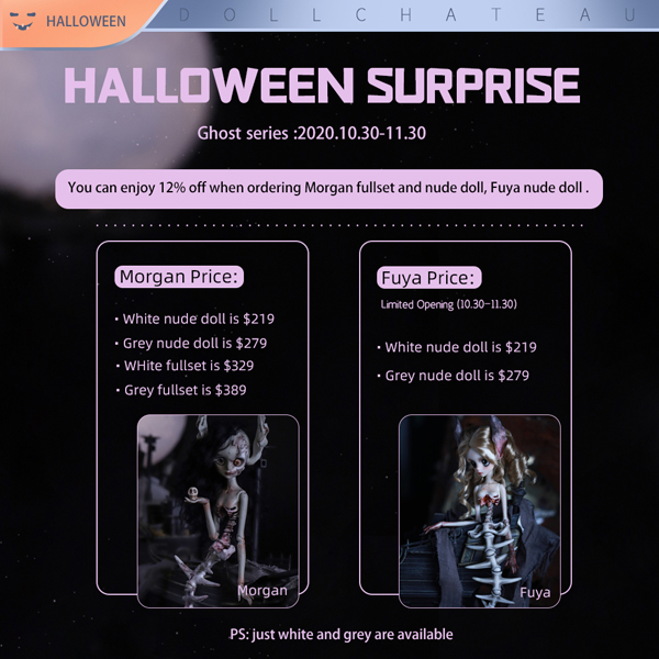 doll chateau ghost series halloween event 2020 morgan fuya