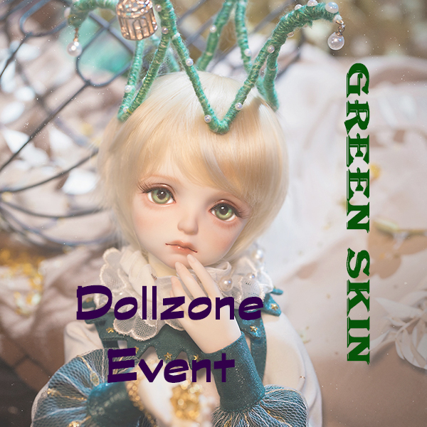 doll zone 2021 winter event green resin