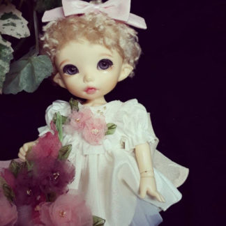 anydoll style small pukifee ivory flower dress