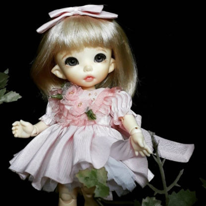 anydoll style small pukifee pink flower dress