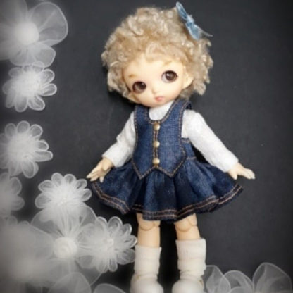 anydoll style xsmall pukipuki denim frill