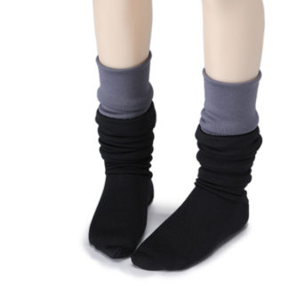 dollmore msd two hue black gray stockings