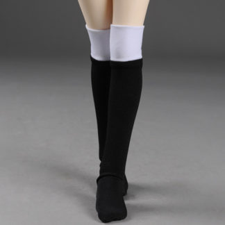 dollmore msd two hue black white stockings