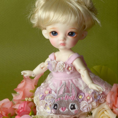 dollmore bebe rabbit flowers dress