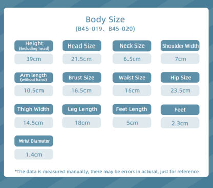 doll zone dollzone body b45-19 b45-20