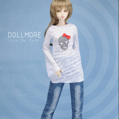 dollmore model f sd white ribbon skeleton t