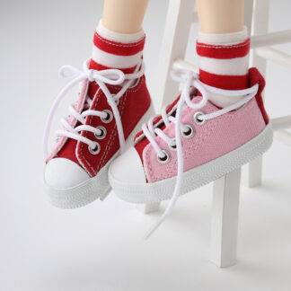 dollmore msd gra sneakers pink red