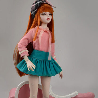 dollmore msd jiang pink ribbon shirt