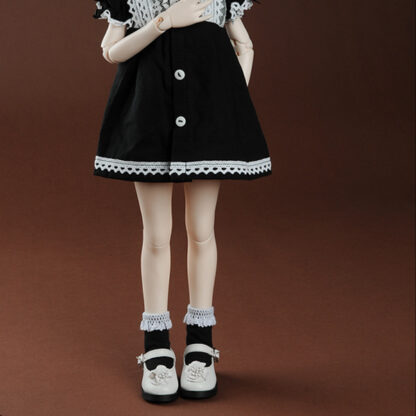 dollmore msd lace top black socks