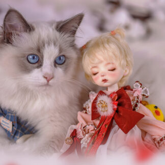 doll zone sleeping peach
